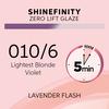 Shinefinity Zero Lift Flash Glaze 010/6 Lightest Blonde Violet (Lavender Flash)