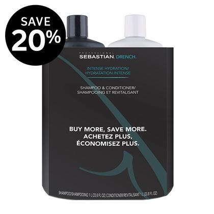 Sebastian Drench Shampoo and Conditioner Liter Duo