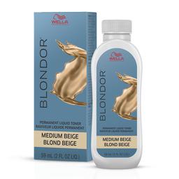 Blondor Permanent Liquid Hair Toner /01 Medium Beige