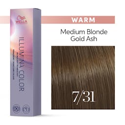 Illumina Color 7/31 Medium Gold Ash Blonde Permanent Hair Color