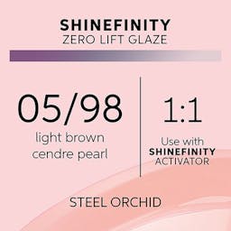 Shinefinity Zero Lift Glaze 05/98 Light Brown Cendre Pearl (Steel Orchid)