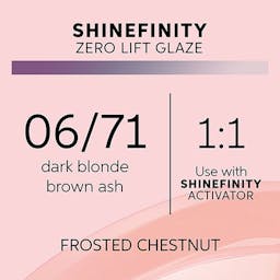 Shinefinity Zero Lift Glaze 06/71 Dark Blonde Brown Ash (Frosted Chestnut)