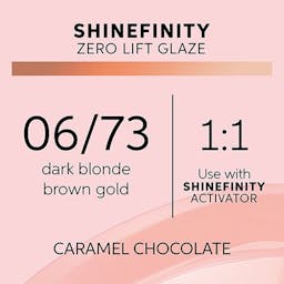 Shinefinity Zero Lift Glaze 06/73 Dark Blonde Brown Gold (Caramel Chocolate)