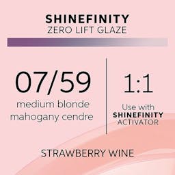 Shinefinity Zero Lift Glaze 07/59 Medium Blonde Mahogany Cendre (Strawberry Wine)