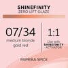Shinefinity Zero Lift Glaze 07/34 Medium Blonde Gold Red (Paprika Spice)