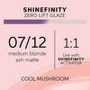 Shinefinity Zero Lift Glaze 07/12 Medium Blonde Ash Matte (Cool Mushroom)