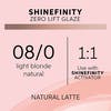 Shinefinity Zero Lift Glaze 08/0 Light Blonde Natural (Natural Latte)